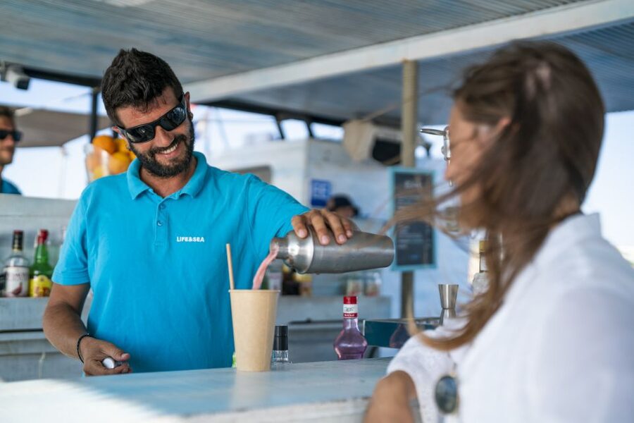 Palma: Catamaran Cruise with Swimming and Snorkelling - Music, bar service, and the mood on board