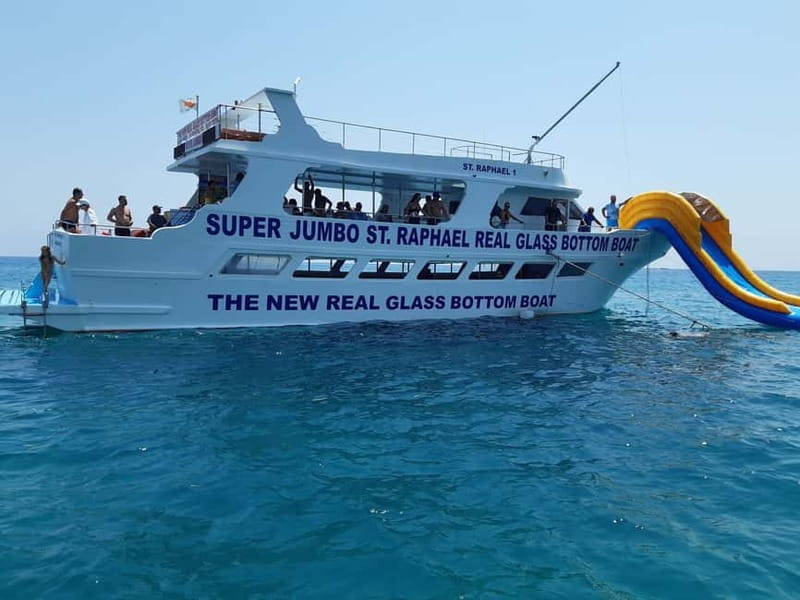 Paphos: Glass Bottom Boat Trip with Swimming or Snorkeling - A short cruise with more to see than expected