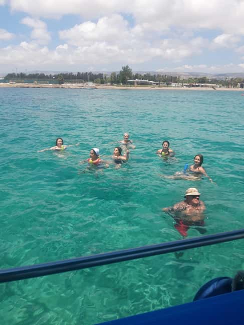 Paphos: The Yellow Glass-Bottom Boat Cruise Swim & Snorkel - What the crew adds to the experience