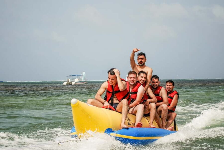 Party Boat and Snorkelling in Punta Cana - The natural pool turns the cruise into a party