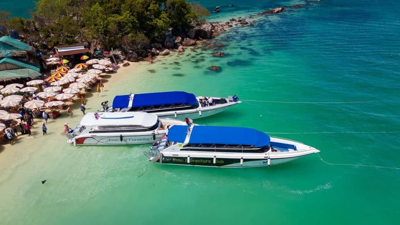Phuket: 3 Khai Islands Speedboat Tour- Snorkeling & Relaxing - Khai Nui: boat-based snorkeling, not a beach visit