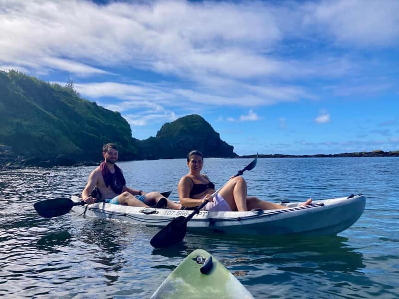 Pico island: guided kayak and snorkel tour - Starting at the Lajes do Pico harbor