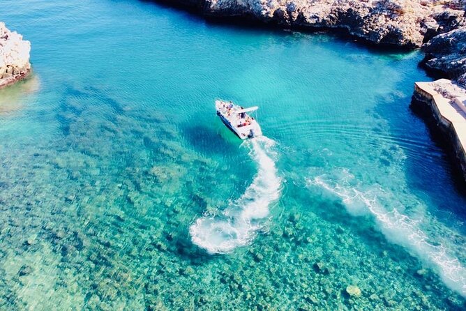 Polignano a Mare luxury boat tour, aperitif, diving and snorkeling - Setting out from San Vito near Polignano a Mare