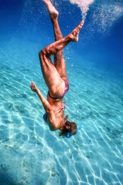 Positano: Boat Adventure, Caves, Beaches, Snorkeling, Amalfi - Praiano brings the first swim and aperitif