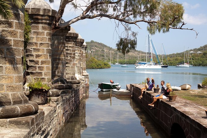 Power 360 Sightseeing and Snorkel Cruise Antigua - Passing Devil’s Bridge by boat