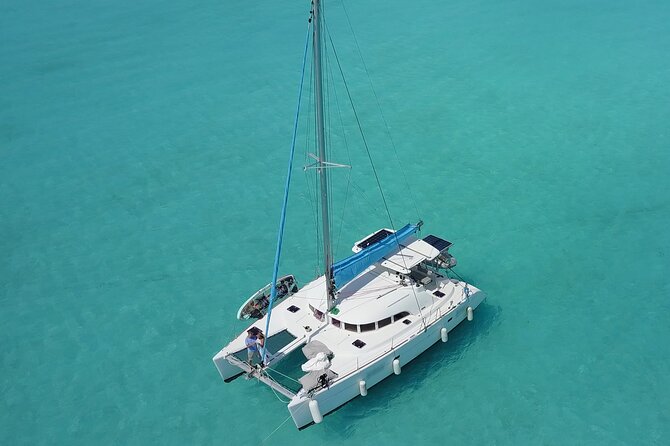 Private Catamaran Swim sail snorkel cliff jumping SUP - The three-hour route is flexible by design