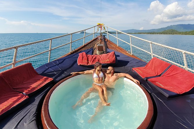 Private Half-Day Red Dragon Yacht for Snorkeling Koh Tan & Visit Pig Island - Lunch, fruit, and time to slow down
