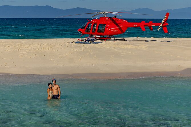 Private Helicopter Tour: Reef Island Snorkeling and Gourmet Picnic Lunch - Key points to know before booking