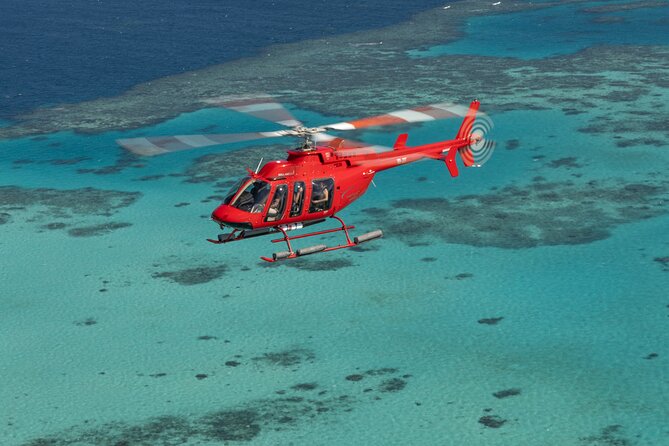 Private Helicopter Tour: Reef Island Snorkeling and Gourmet Picnic Lunch - Landing on Vlasoff Cay, with one important condition
