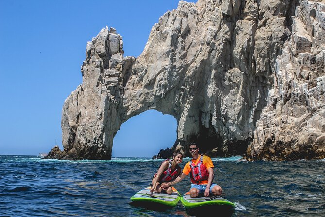 Private Paddleboard and snorkel at the arch - Reaching El Arco from the beach