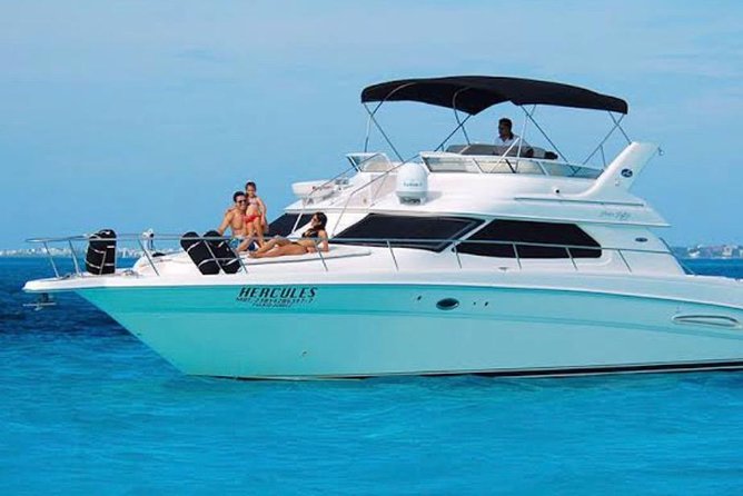 Private Yacht - 46 ft SeaRay Cancun Bay Snorkel 23P4 - Isla Mujeres and Playa Norte