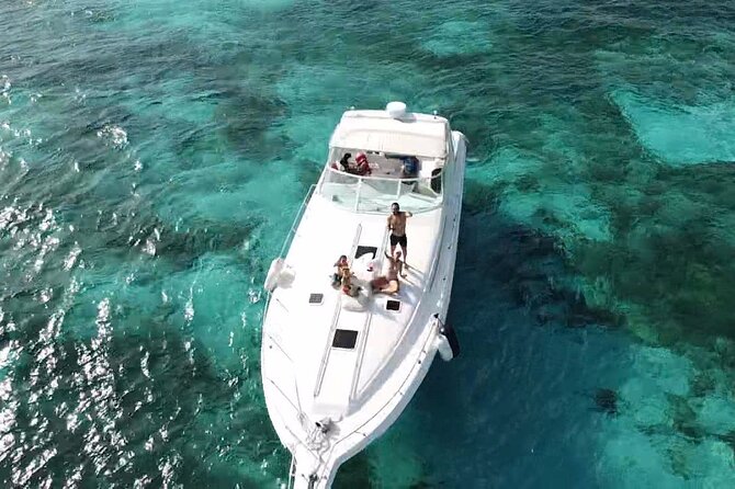 Private Yacht 46ft Sea Ray Snorkel up to 15 pax 23P2 - Snorkeling details and the shallow-water warning