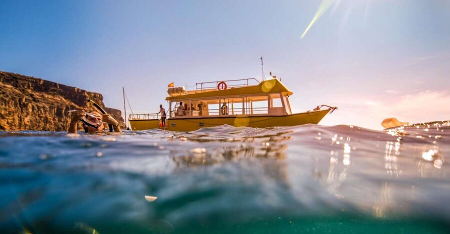 Puerto de Mogan: Boat and Snorkeling Trip - El Perchel: 90 minutes in the water