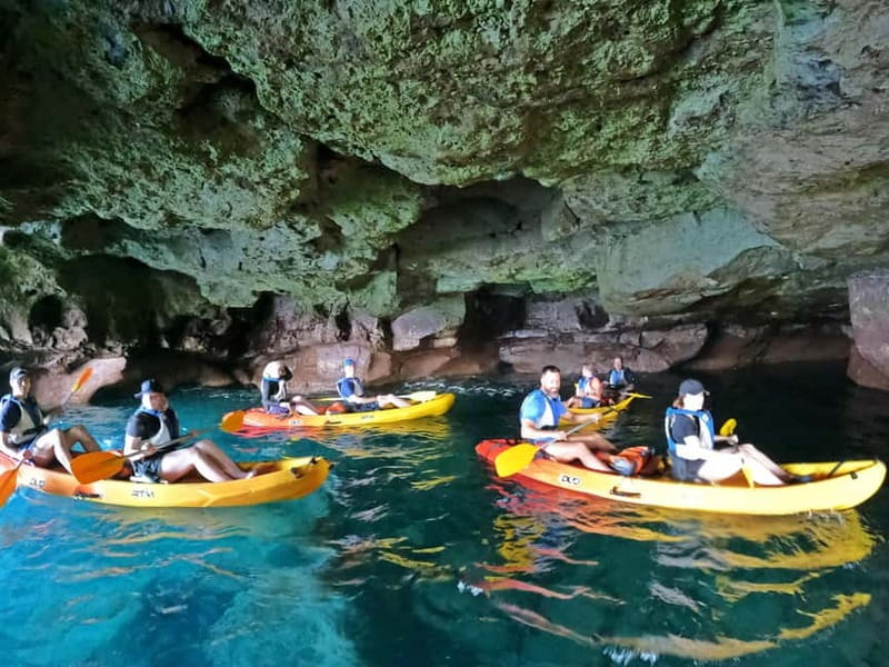 Puerto Mogán: Guided Adventure Kayak Tour in Caves & Snorkel - How difficult is the kayaking?