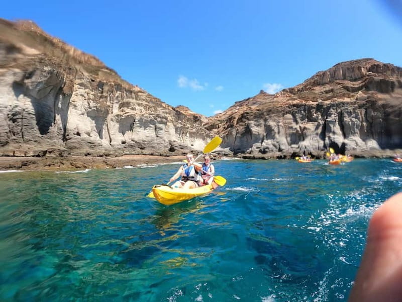 Puerto Mogán: Guided Adventure Kayak Tour in Caves & Snorkel - The guides make a real difference