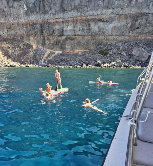 Puerto Rico, Gran Canaria: boat trip, drinks, food, paddle surfing, snorkeling - Is $56 good value?
