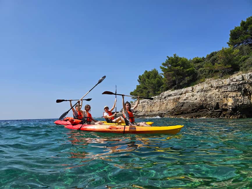 Pula: Cave Kayak Tour, Snorkeling and Island Jumping - Fratarski, Frašker, and Fraškerić by kayak