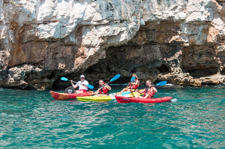 Pula: Kayak Adventure with Cave & Island Snorkeling - Verudela Canyon brings the best scenery