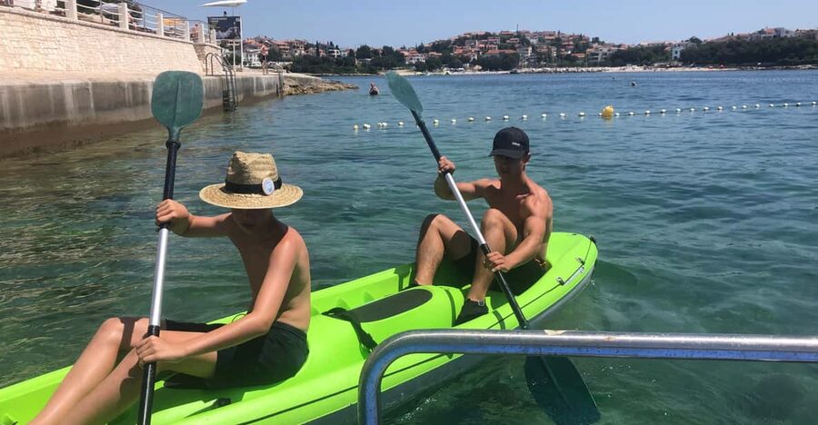 Pula: Kayaking and Snorkeling Self-Guided Tour - Caves, cliffs, and small beaches
