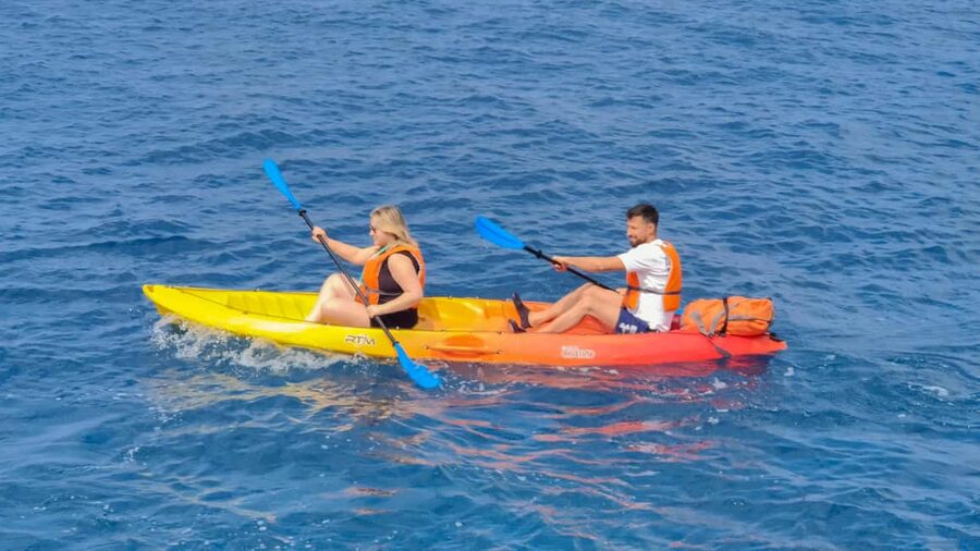 Pula: Muzil Canyon Kayak Tour, Snorkeling and Cliff Jumping - A Cliff Jumping Stop For The Adventurous