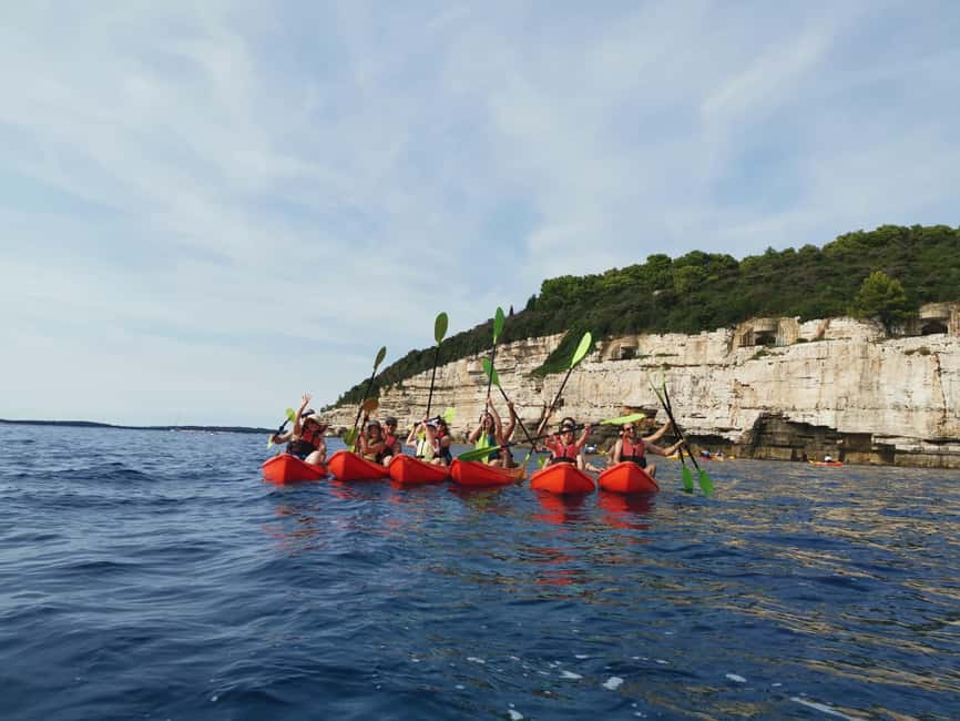 Pula: Sea Adventure – Boat, Kayak, Snorkeling & Cliff Jumps - Cliff jumping is optional, not a requirement