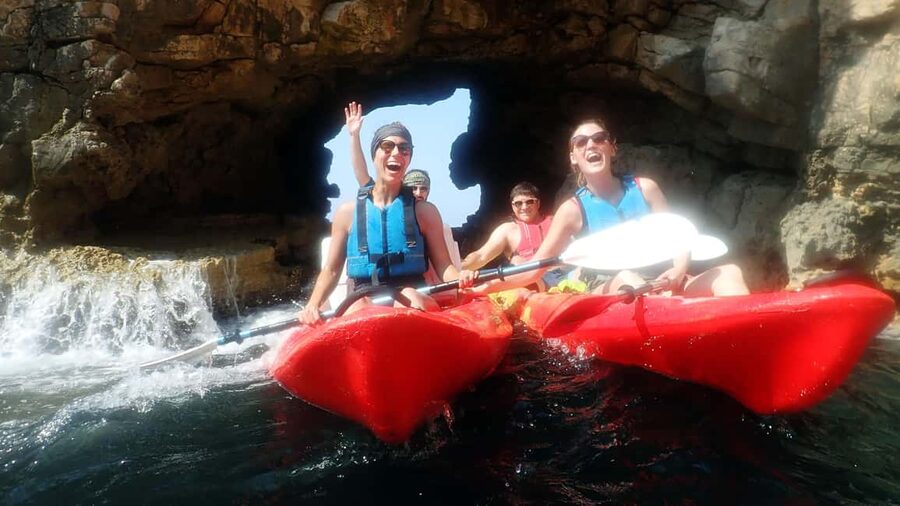 Pula: Sea Adventure – Boat, Kayak, Snorkeling & Cliff Jumps - Muzil Peninsula: cliffs, canyons, and rocky passages