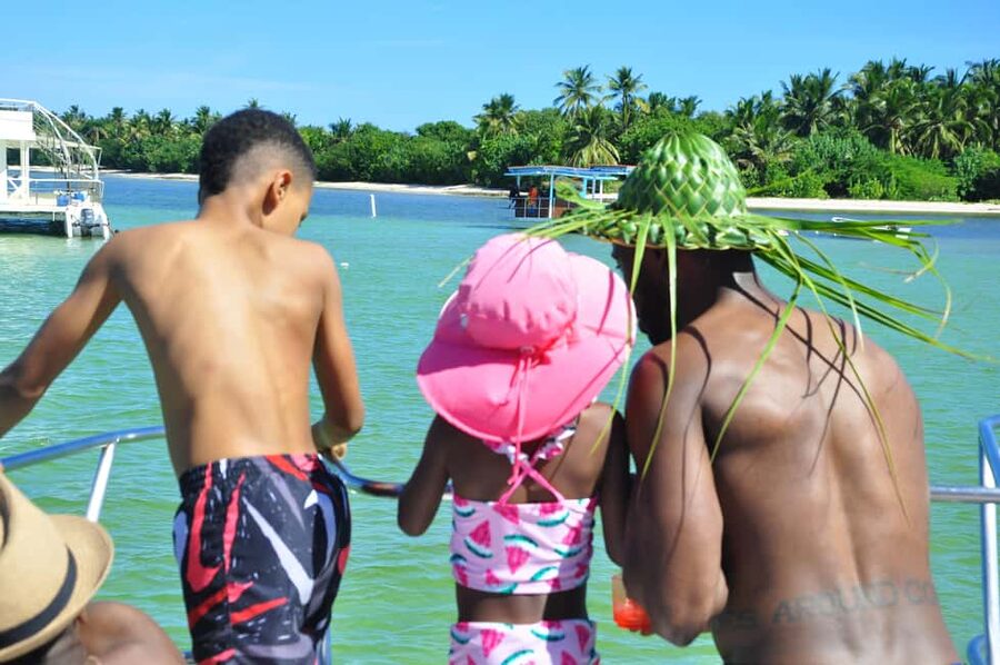 Punta Cana: Catamaran Tour with Reef Snorkeling and Open Bar - The private beach stop depends on conditions