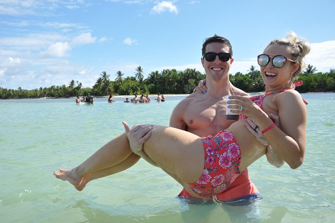 Punta Cana Snorkeling Cruise and Dune buggy Combo Adventure - The natural pool, drinks, and party-boat finish