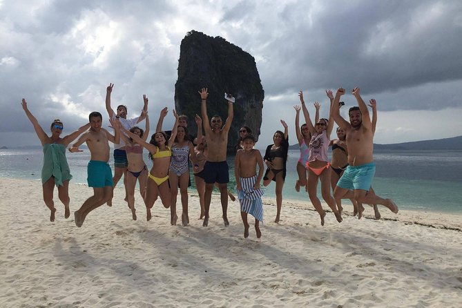 Railay and 4-Island Sunset Speedboat Cruise with Night Snorkel - Phra Nang Cave Beach and Railay’s cliffs