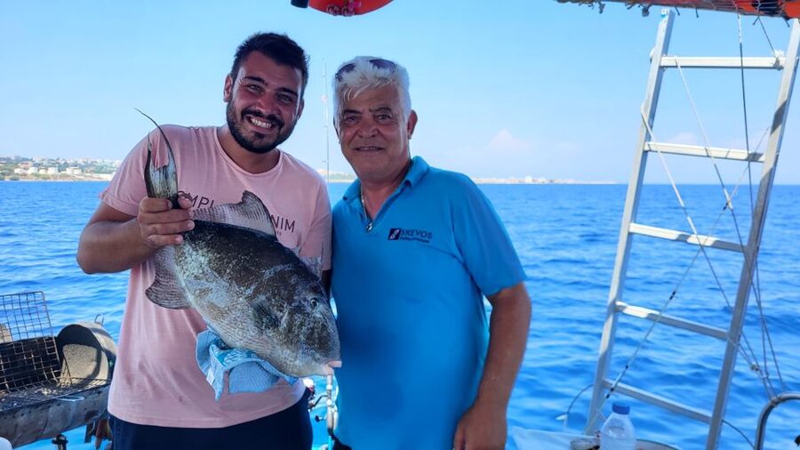 Rhodes: Fishing Trip, Snorkelling, BBQ, & Professional Guide - Setting out from Kolona port near Rhodes Old Town