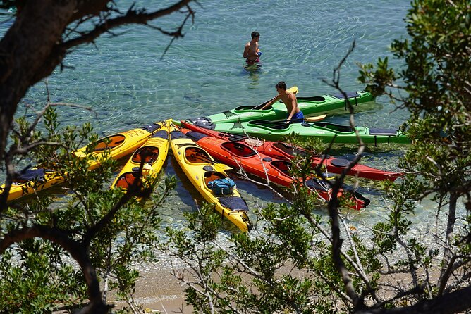 Rina Cave Sea Kayak Tour with Snorkeling and Picnic - Exploring the cave and its freshwater spring