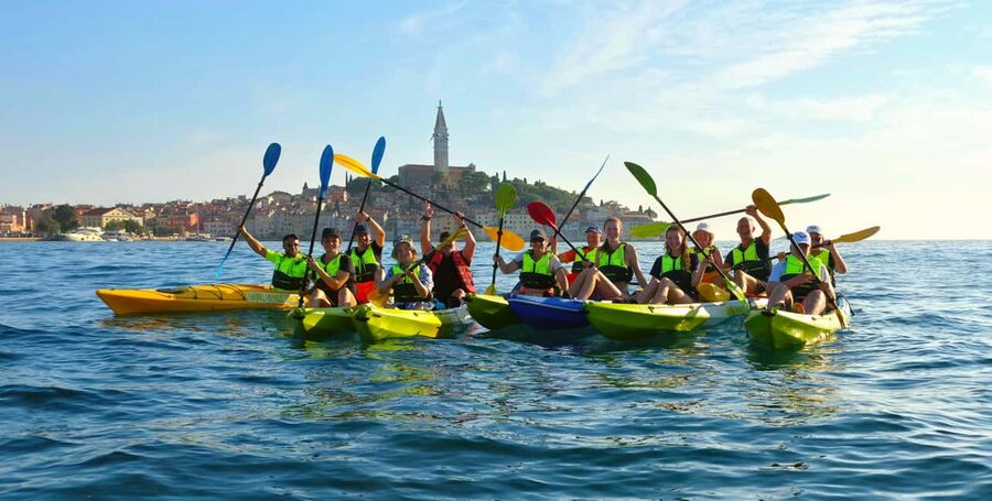 Rovinj-Amazing kayak tour &snorkeling &free drink &photos - Paddling the Rovinj coast