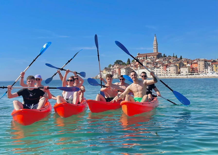 Rovinj:BUBA KAYAK TOURS:snorkeling,jumping,FREEdrinks&photos - St. Catherine Island brings the swimming break