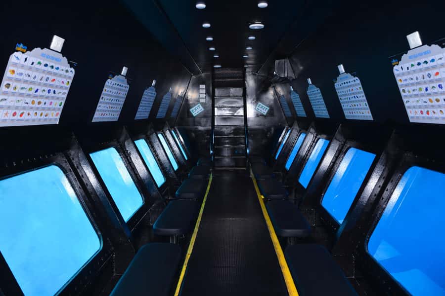 Safaga/Makadi Bay: Panorama Submarine with Snorkeling Tour - Five meters below Makadi Bay