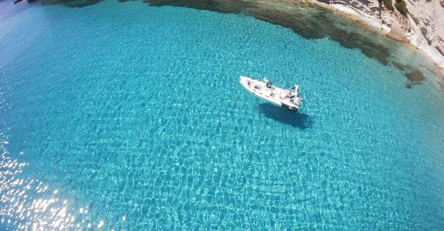 Sant'Antioco: Scenic Dinghy Tour with Snorkeling Gear - Setting out from SantAntioco port