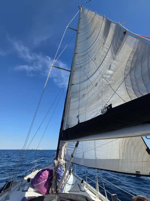 Santa Pola: Sail to Tabarca, snorkel, and enjoy sunset with a tasting - The tasting: local wine, soft drinks, and snacks