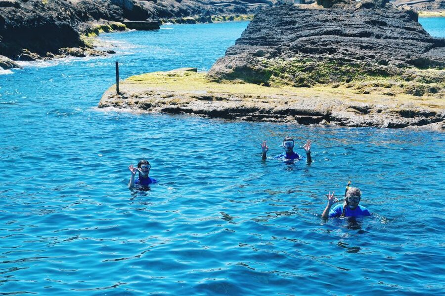 São Miguel: Glass Bottom Boat Tour with Snorkeling - Weather and safety matter here