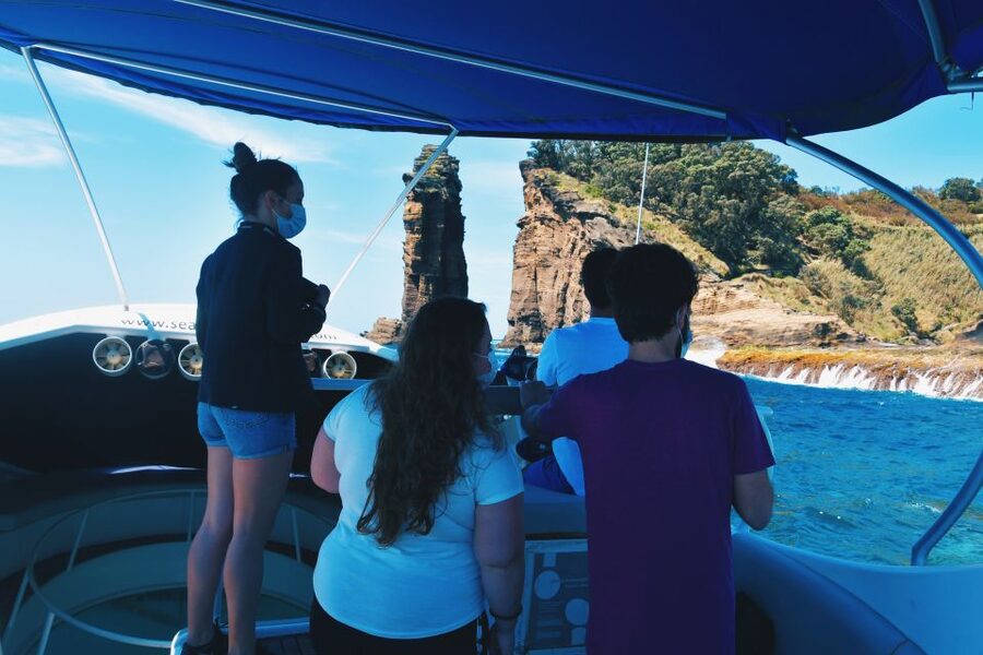 São Miguel: Glass Bottom Boat Tour with Snorkeling - Seeing the islet from the water