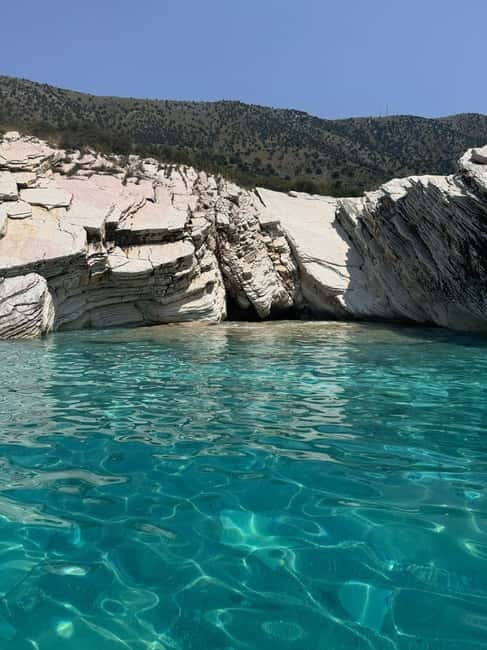 Saranda: Boat tour to 7 destinations end snorkeling - Snorkeling in the Ionian Sea