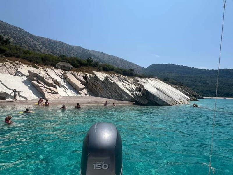 Saranda: Boat tour to 7 destinations end snorkeling - What the $53 price really covers