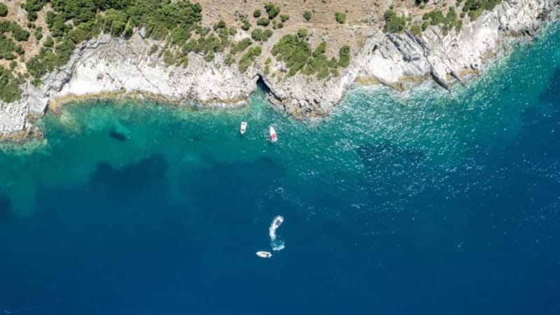 Saranda:Boat Tour to Kroreza with snorkelling,&umbrellas - Kroreza Beach: the main event for three hours