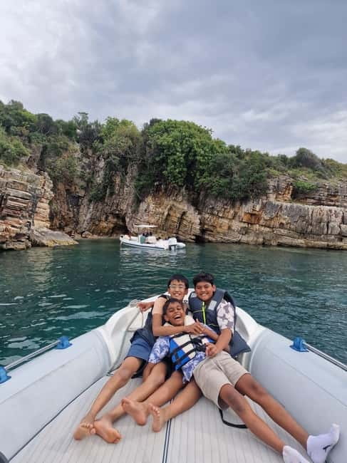 Sarande: Boat Tour to Krorez with Snorkle&Drinks&Swimming - Soldier Bay and Roide Bay complete the day