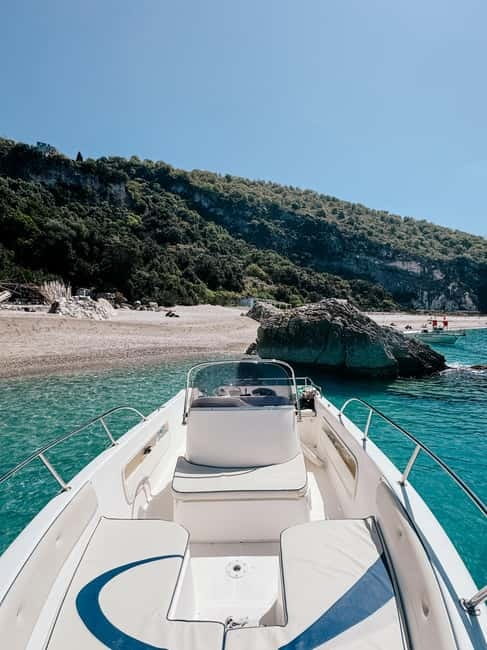 Sarandë: Boat Tour Turtle Cave Kakome & Krorez Snorkeling - Kakome Beach and the clearest water
