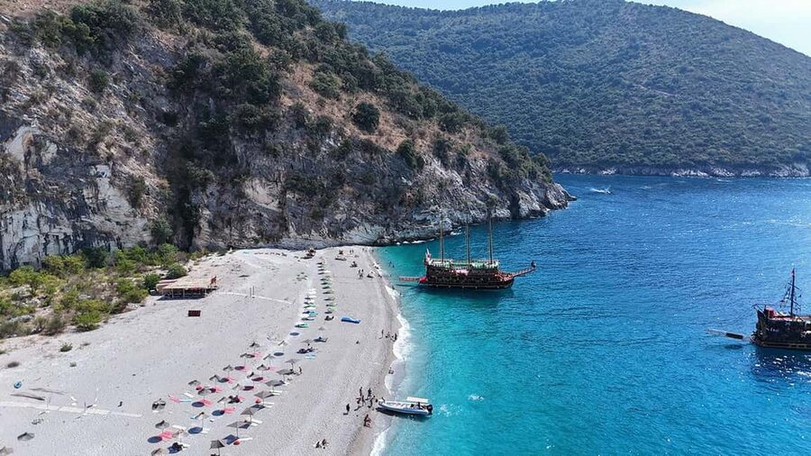 Sarandë: Boat Tour Turtle Cave Kakome & Krorez Snorkeling - What the $37 price really covers