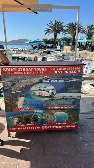 Sarandë:Krorez Boat Tour with Free Umbrella&Snorkelling mask - The crew and atmosphere