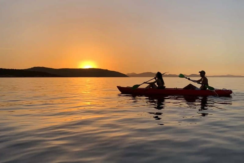 Sardinia: Sunset Kayak Tour + Snorkeling and Local Aperitif - Forty minutes toward Proratora Island