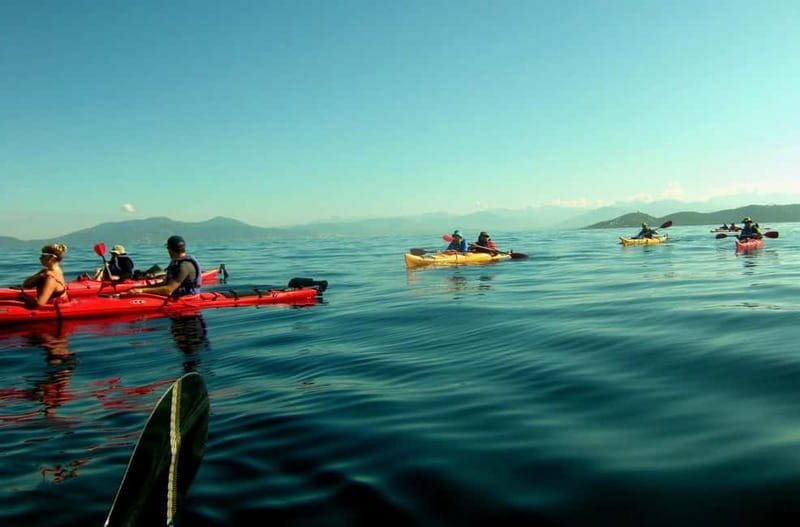 SCALA DEI TURCHI KAYAK TOUR & SNORKELING: Avventura in mare - First water break: swimming and snorkeling for 20 minutes