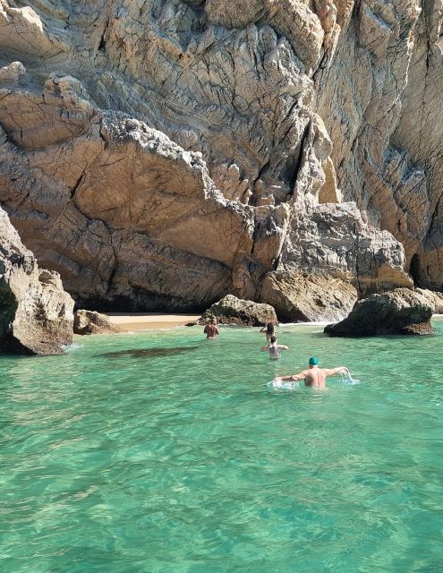 Sesimbra: Secret Bays and Beaches Boat Tour with Snorkeling - Mijona offers another calm-water stop