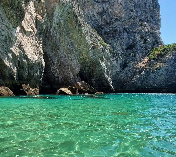 Sesimbra: Secret Bays and Beaches Boat Tour with Snorkeling - Inferno Beach keeps the route moving