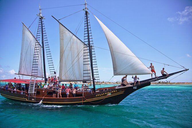 Set Sail in Aruba: Jolly Pirate Cruise with Snorkel Adventure - Malmok offers an easy first swim